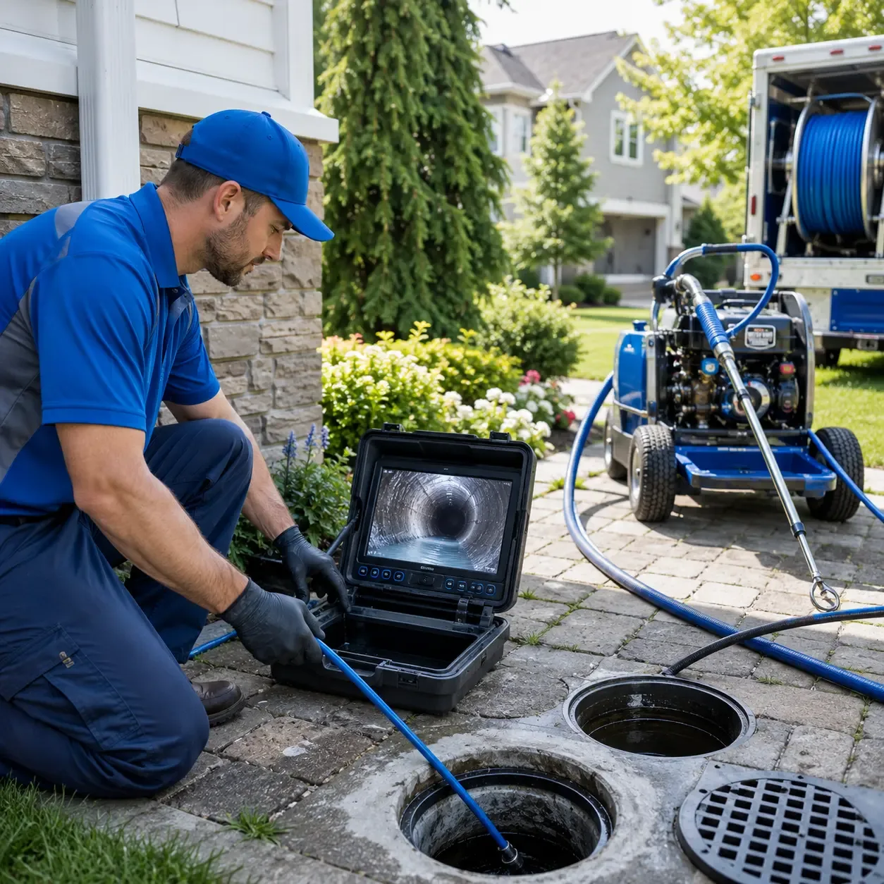Outdoor drain cleaning professionals serving Lodi, NY